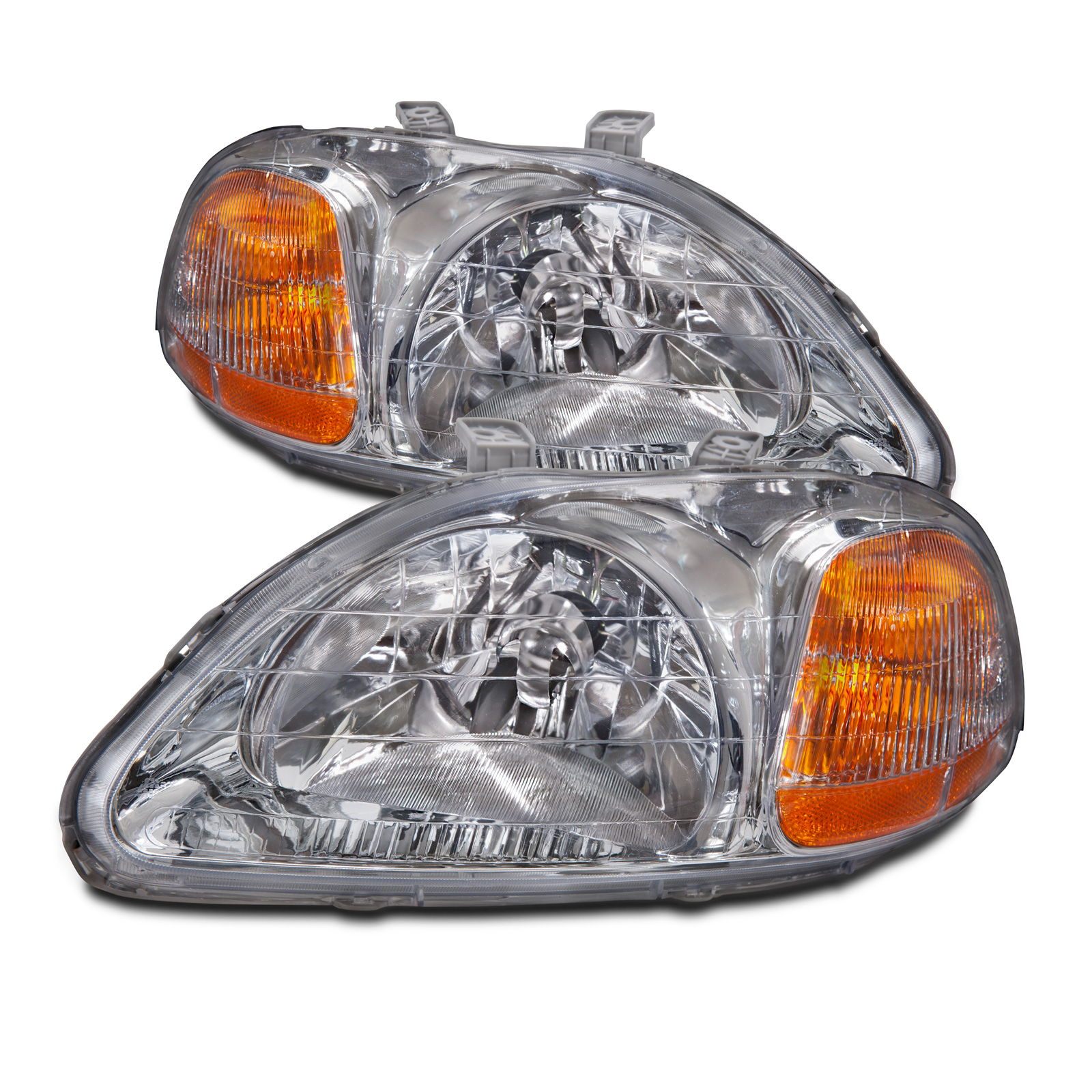 Headlight Set For 96-98 Honda Civic