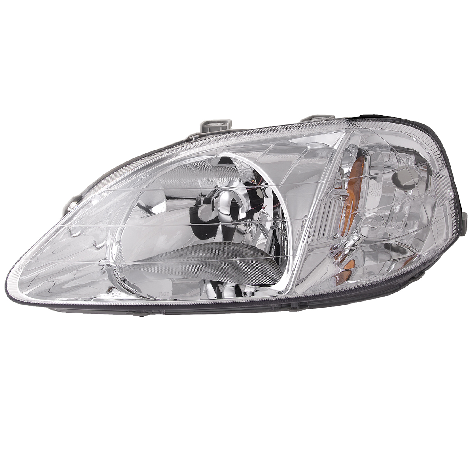 Left Driver Side Headlight For 99-00 Honda Civic