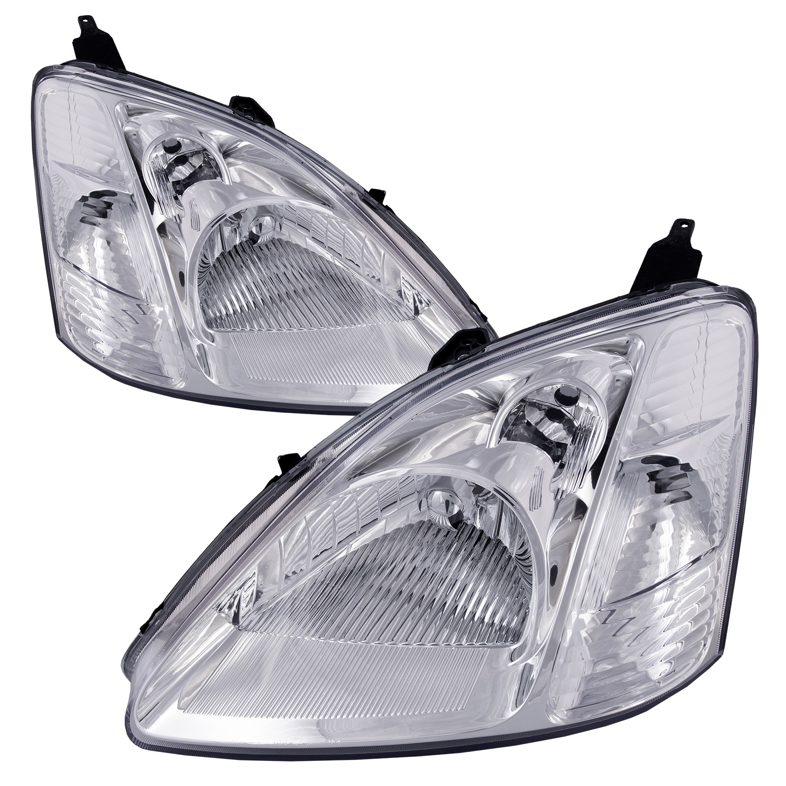 Headlight Set For 02-03 Honda Civic