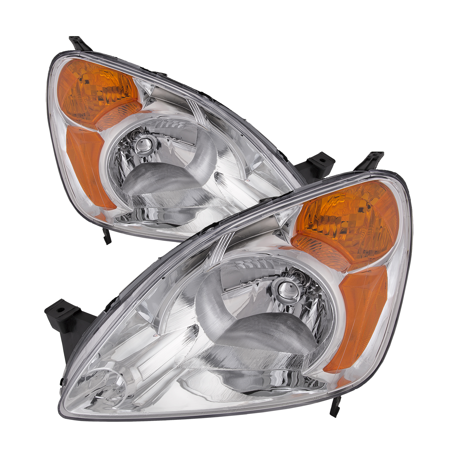 Headlight Set For 02-04 Honda CR-V