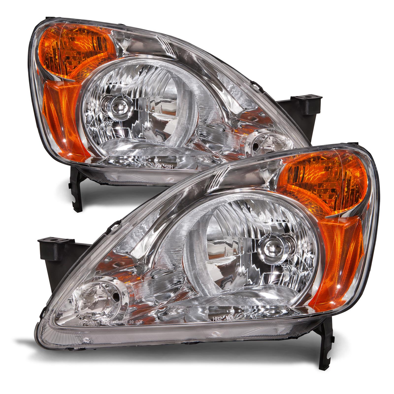 Headlight Set For 02-04 Honda CR-V