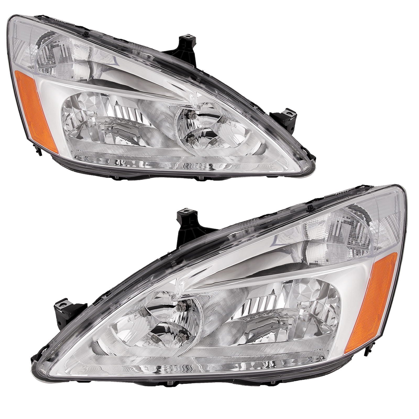 Headlight Set For 03-07 Honda Accord
