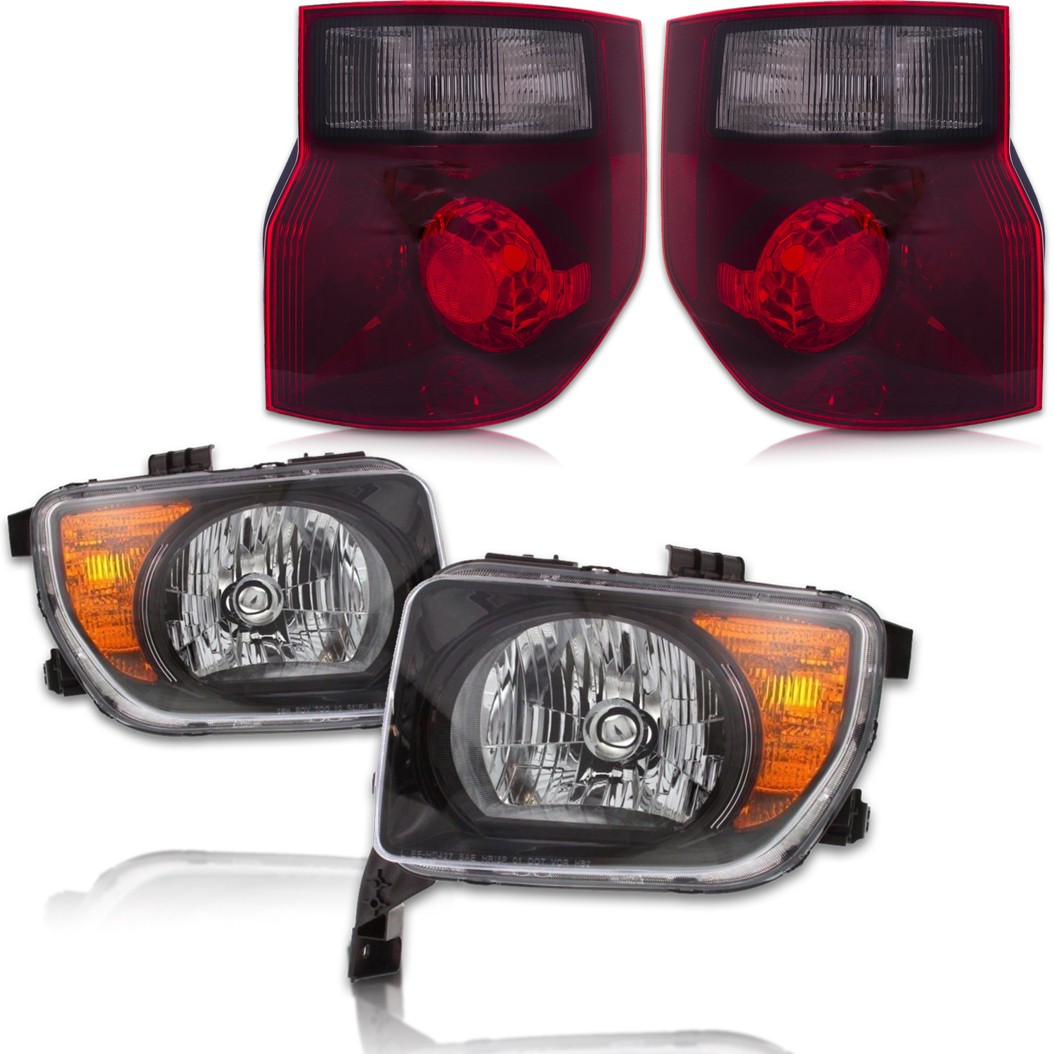 Headlight Set For 07-08 Honda Element