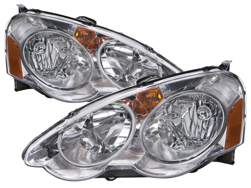 Headlight Set For 02-04 Acura RSX