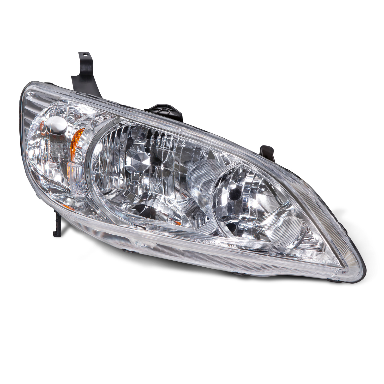 Right Passenger Side Headlight For 04-05 Honda Civic