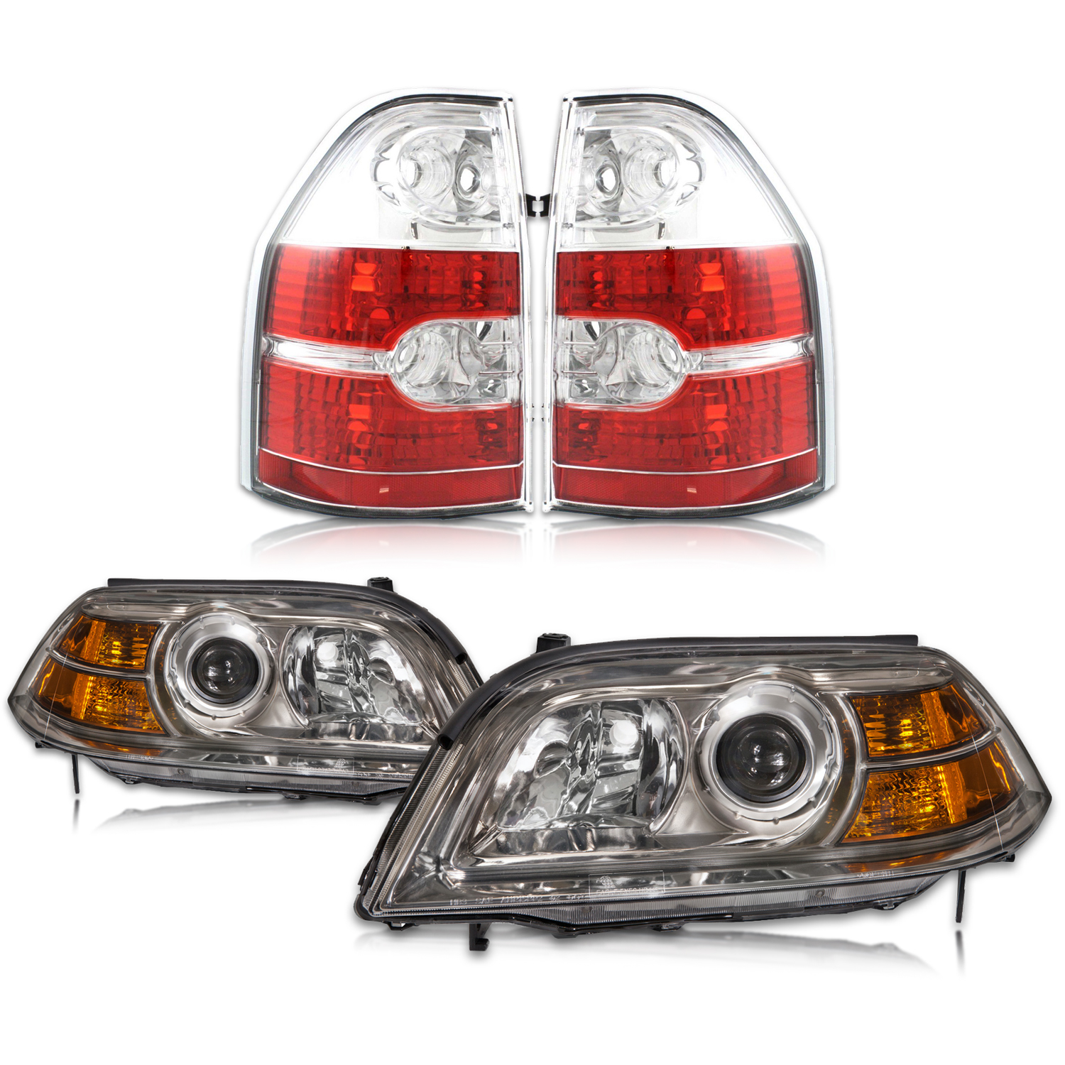 Headlight Set For 04-06 Acura MDX