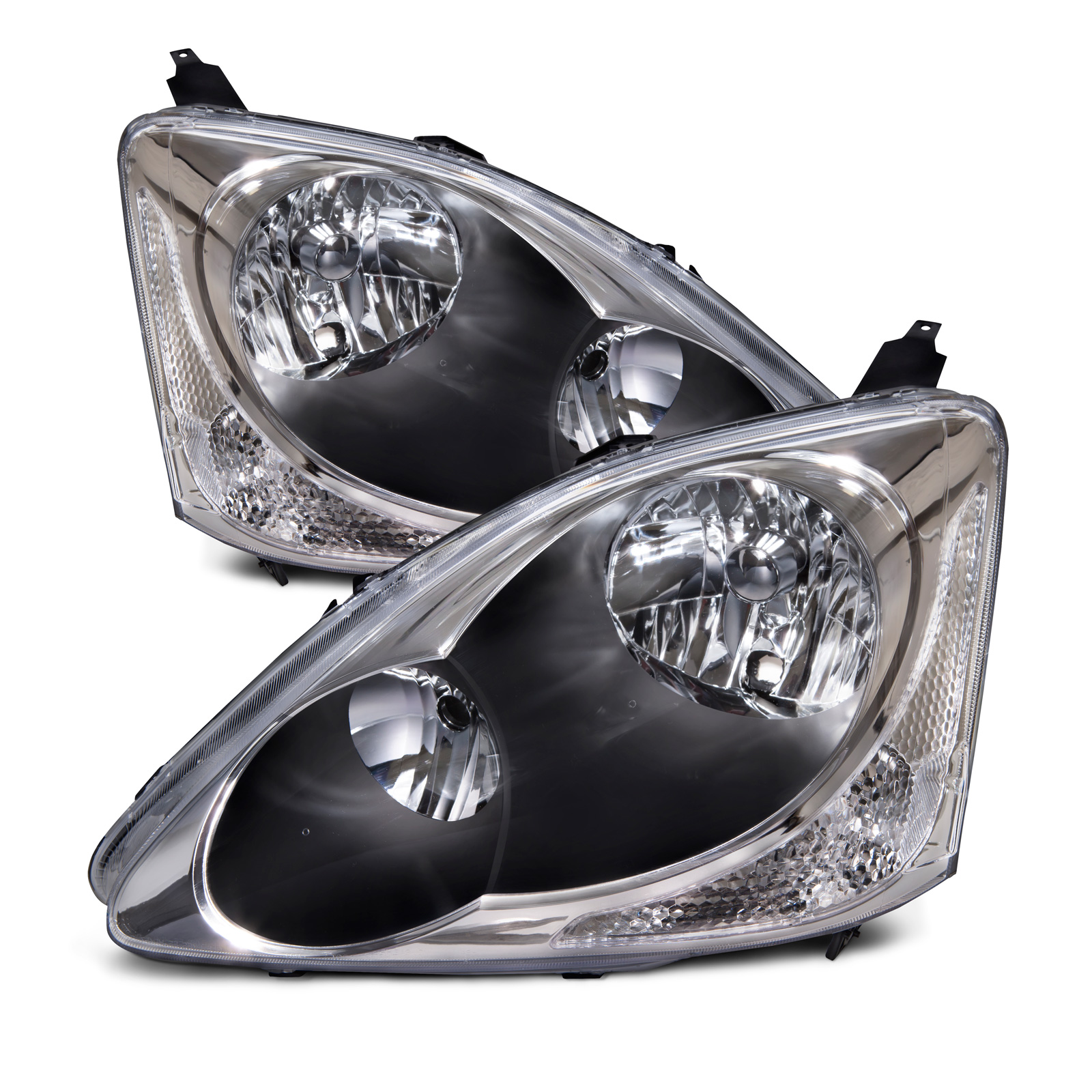 Headlight Set For 04-05 Honda Civic