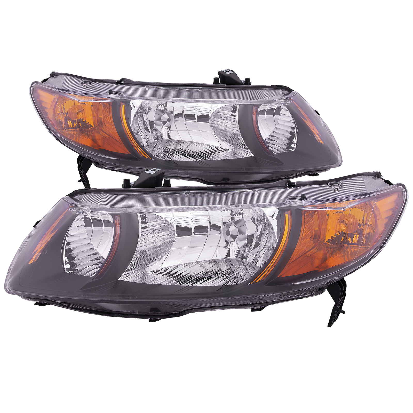 Headlight Set For 06-09 Honda Civic