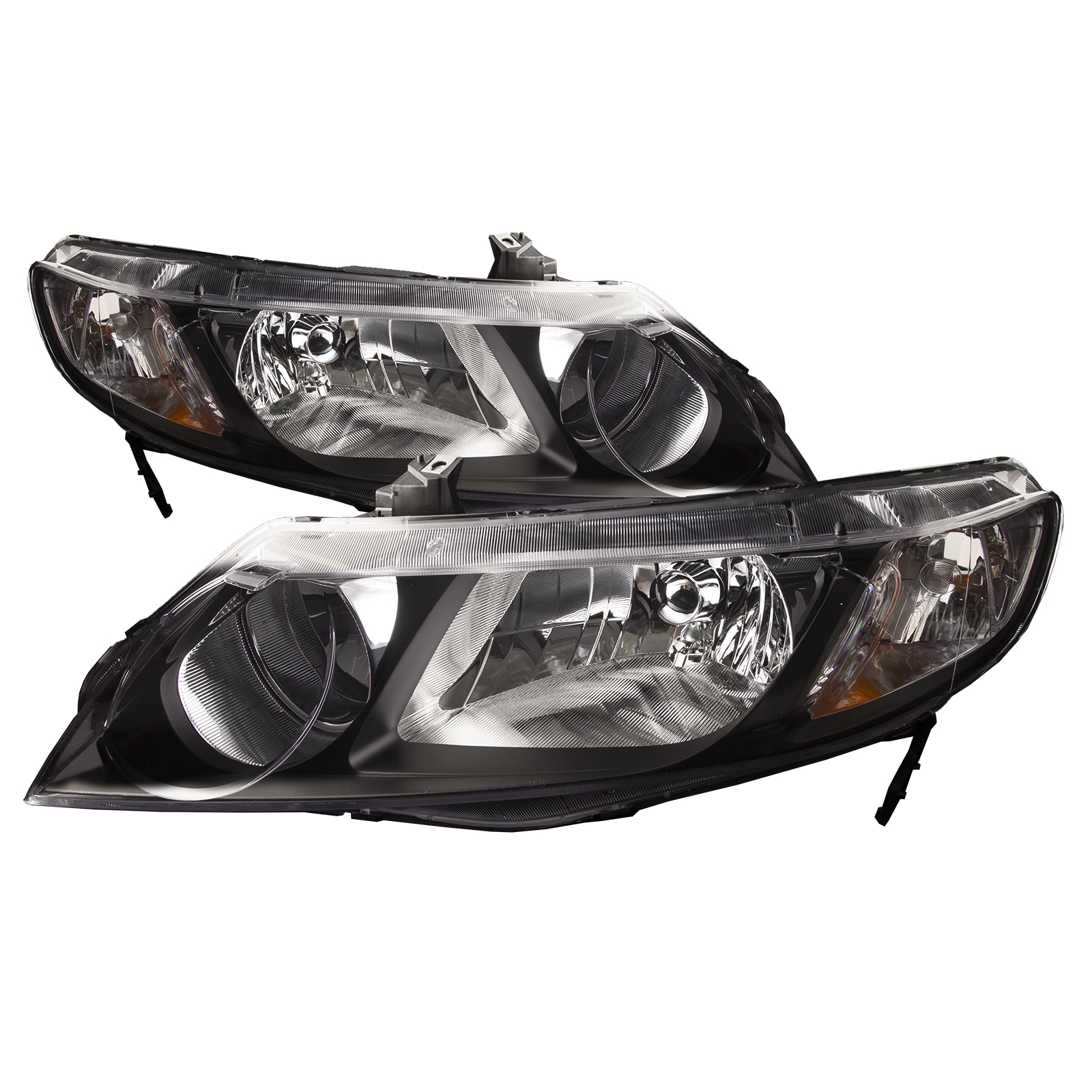 Headlight Set For 06-11 Honda Civic