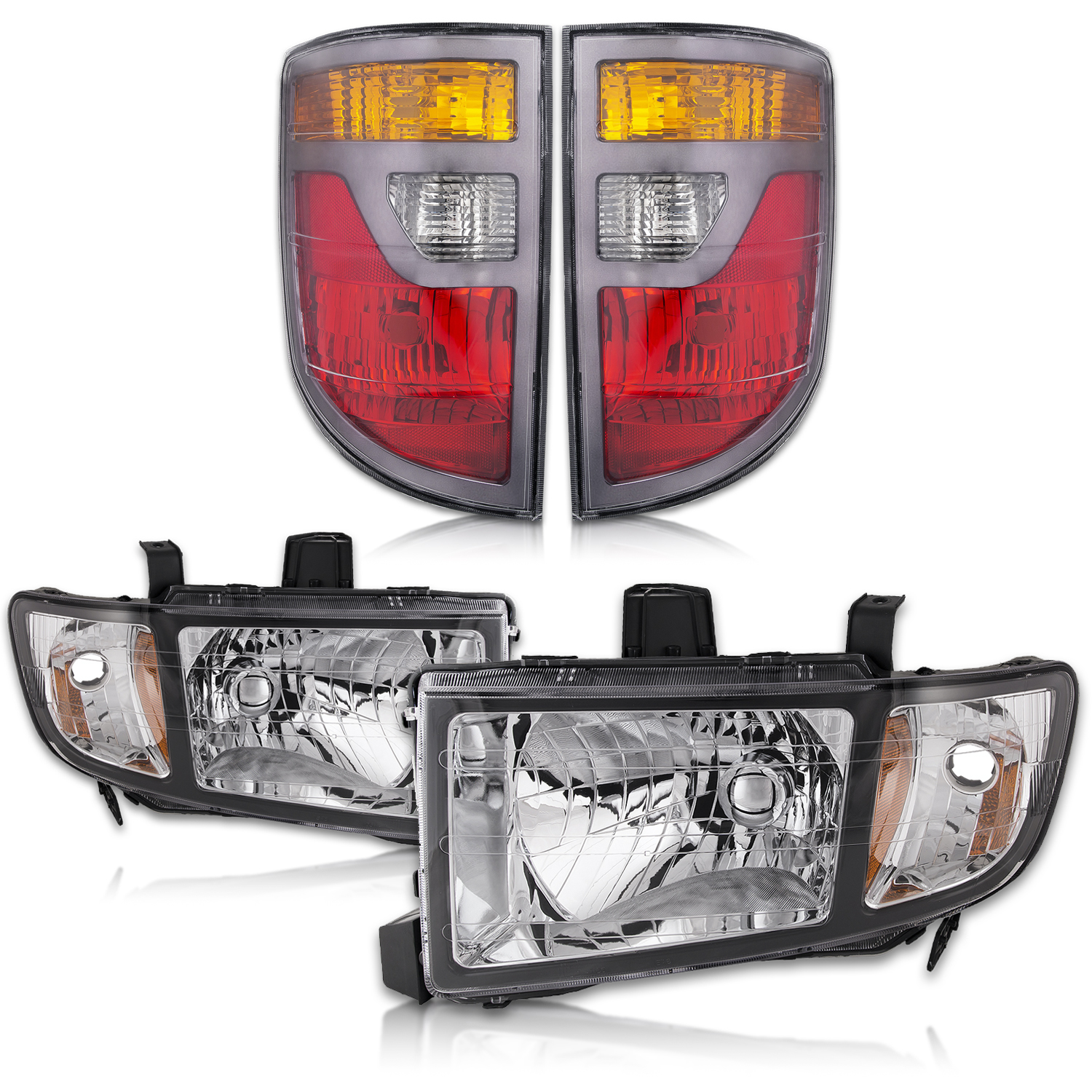 Headlight Set For 06-08 Honda Ridgeline
