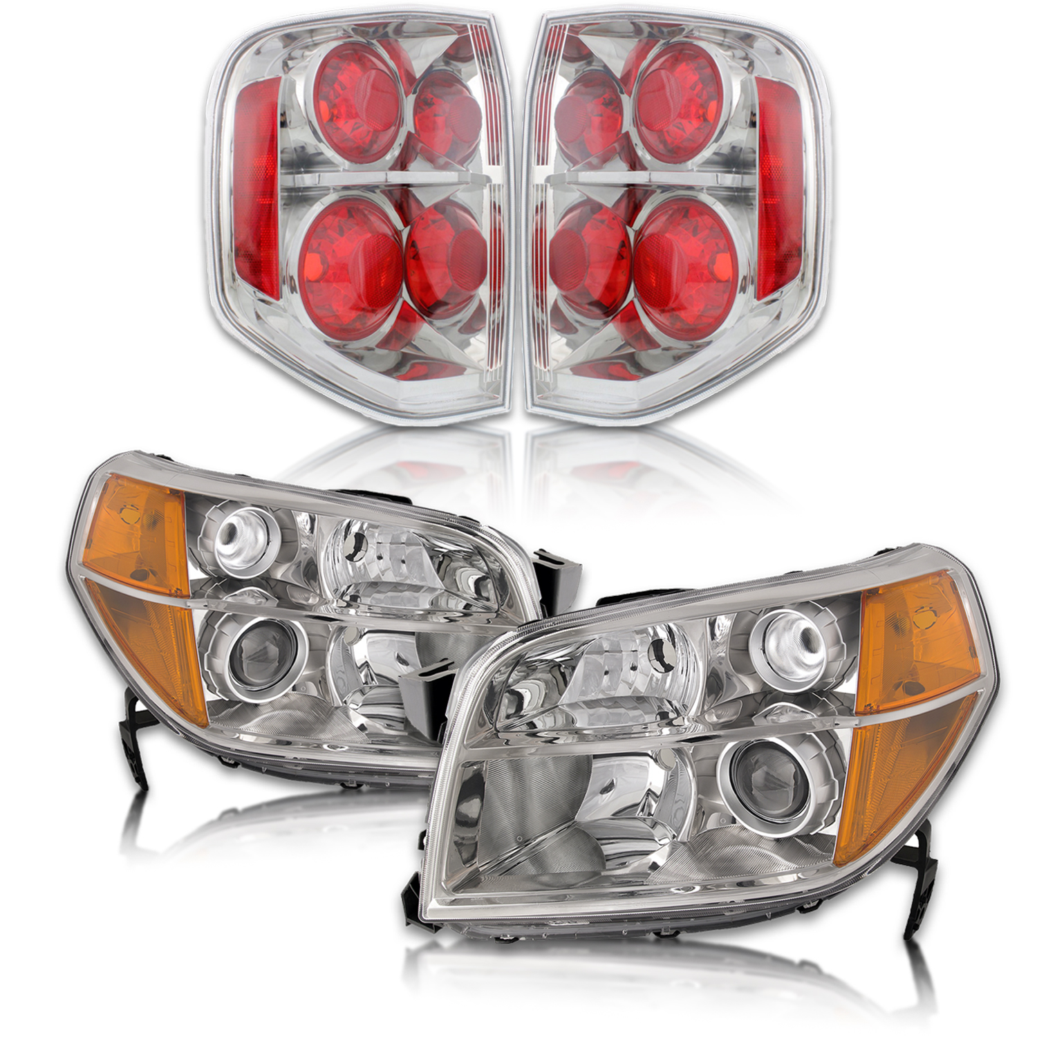 Headlight Set For 06-08 Honda Pilot