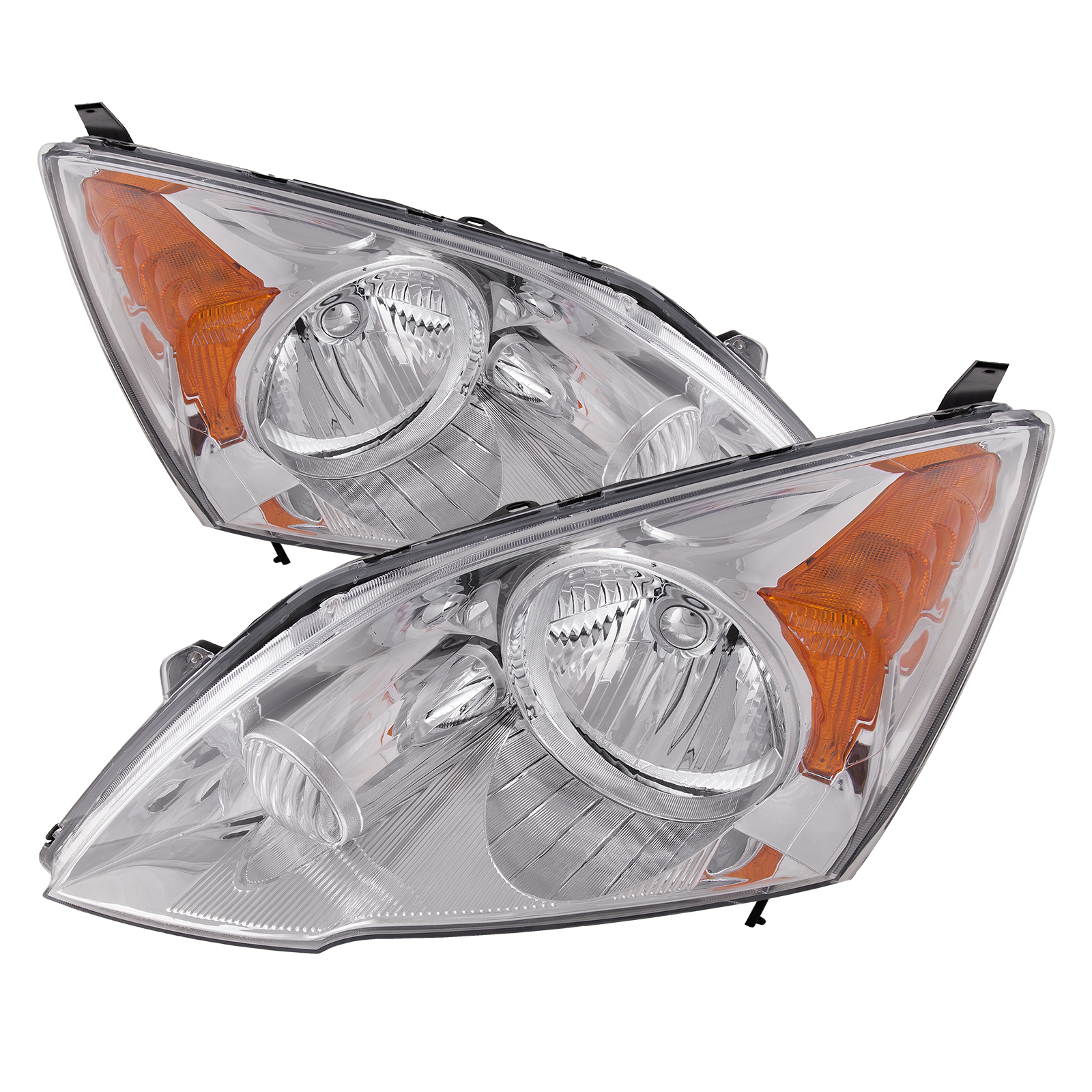 Headlight Set For 07-11 Honda CR-V; CAPA Certified
