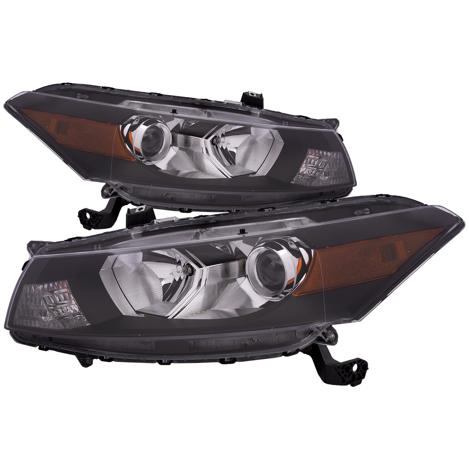 Headlight Set For 08-12 Honda Accord