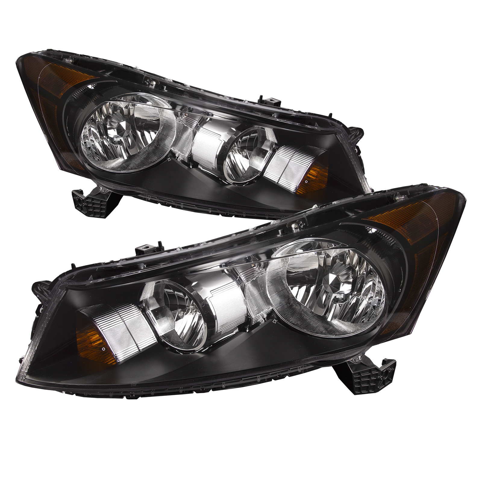 Headlight Set For 08-12 Honda Accord