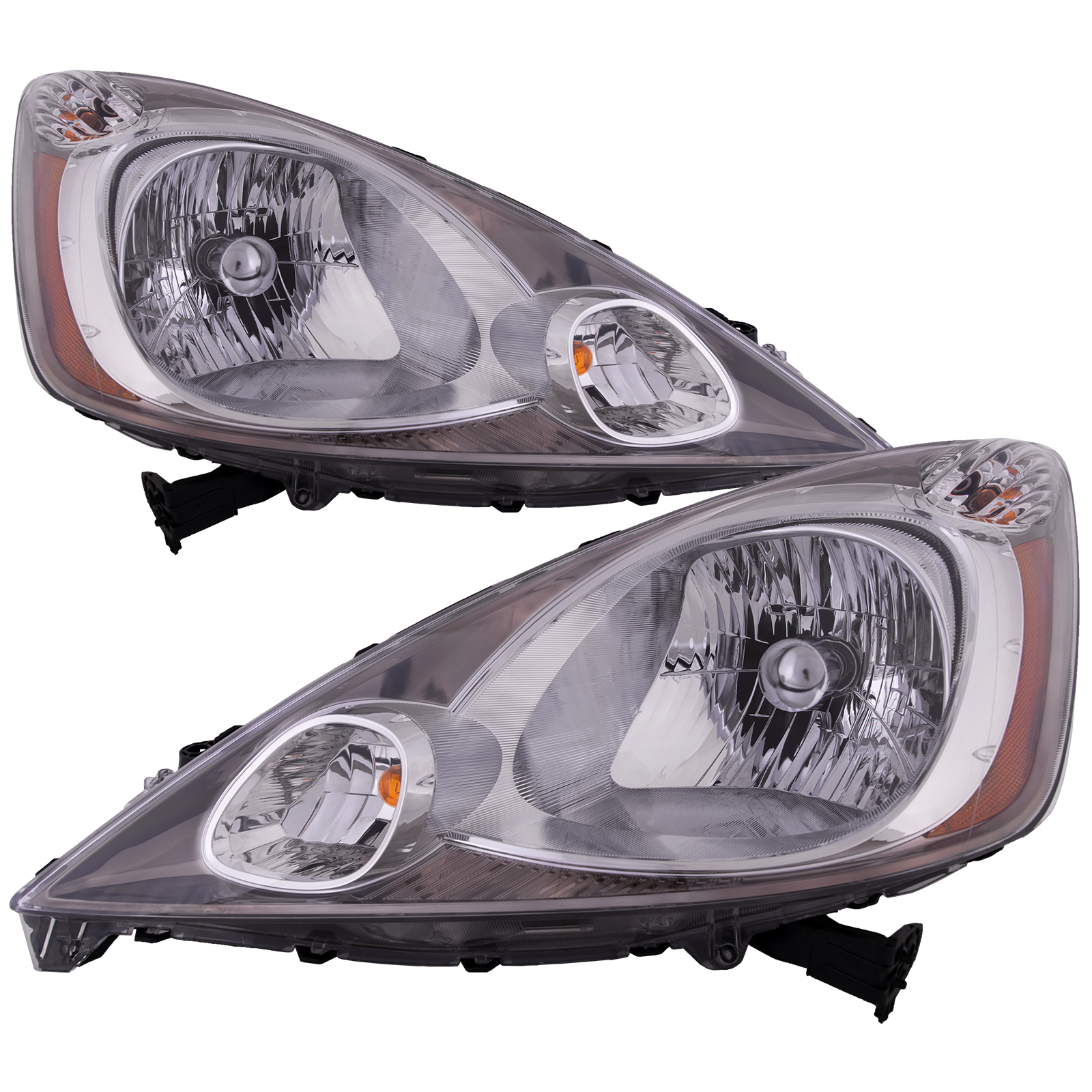 Headlight Set For 09-14 Honda Fit