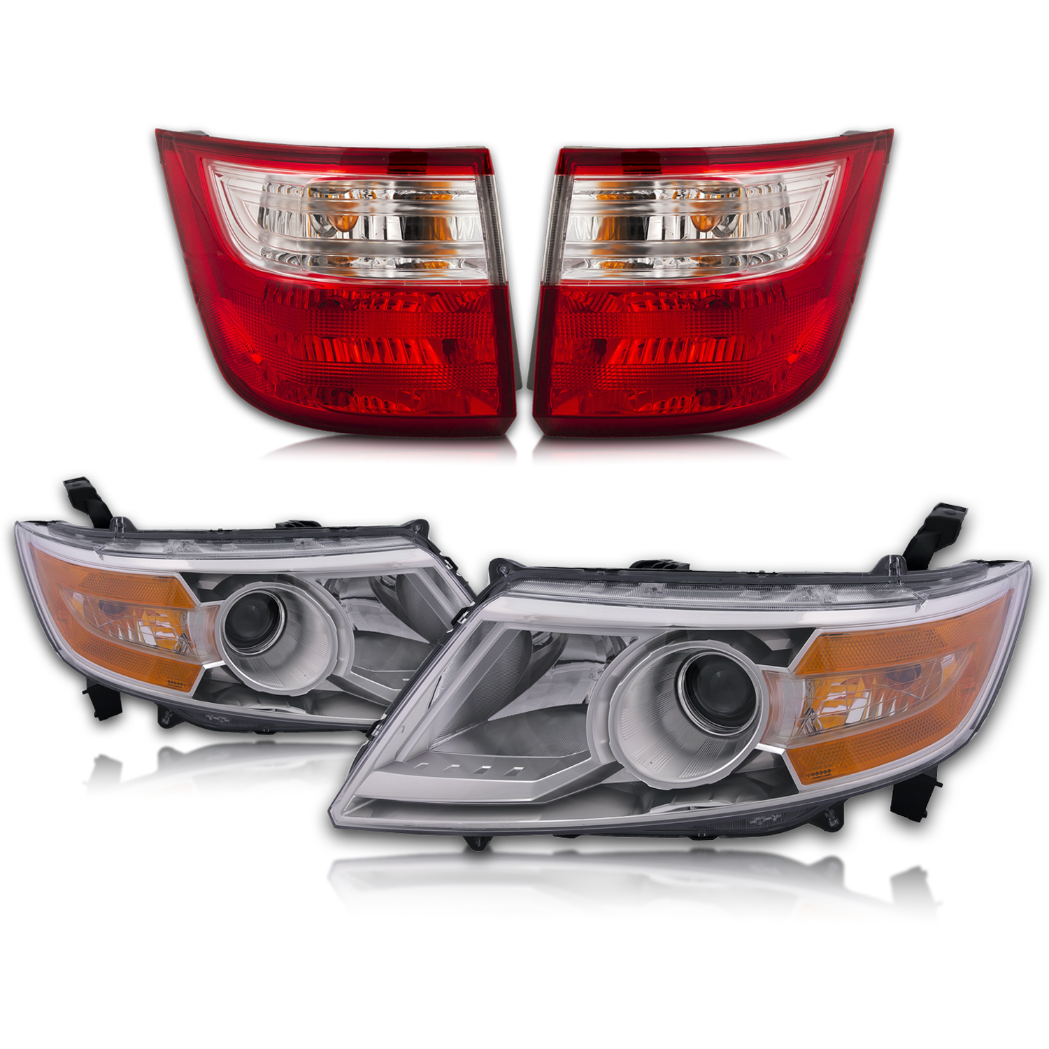 Headlight Set For 11-14 Honda Odyssey