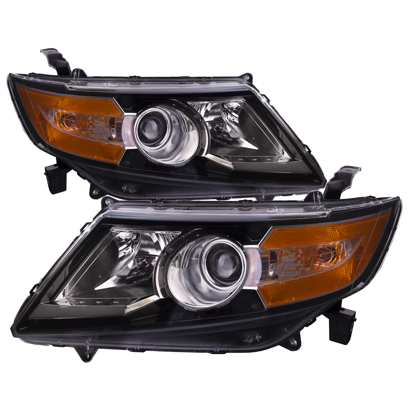 Headlight Set For 14-17 Honda Odyssey