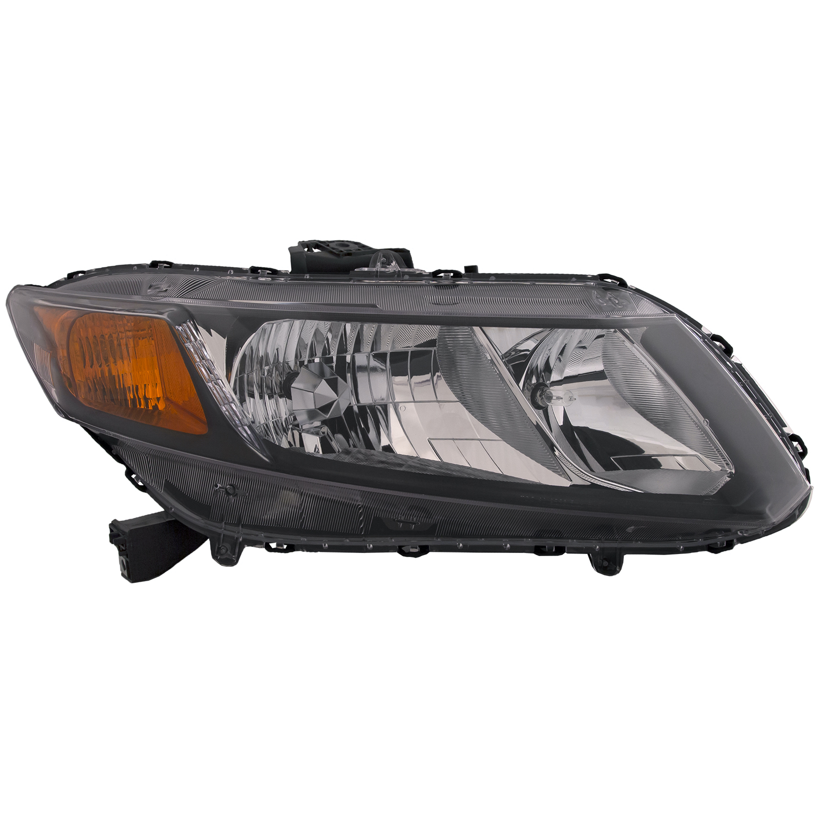 Left Driver Side Headlight For 12 Honda Civic; CAPA Certified