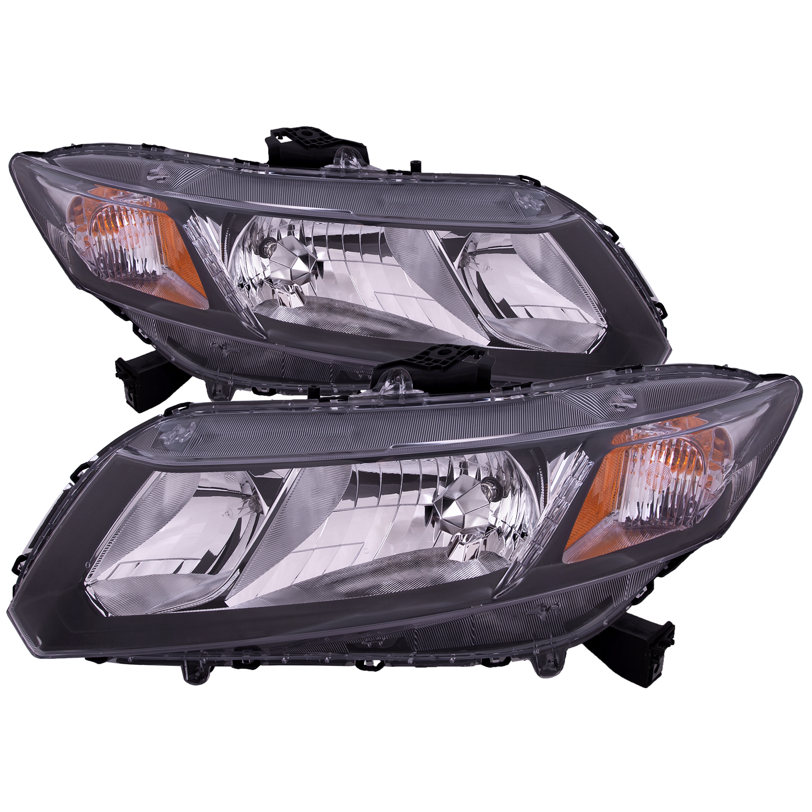 Headlight Set For 13-15 Honda Civic