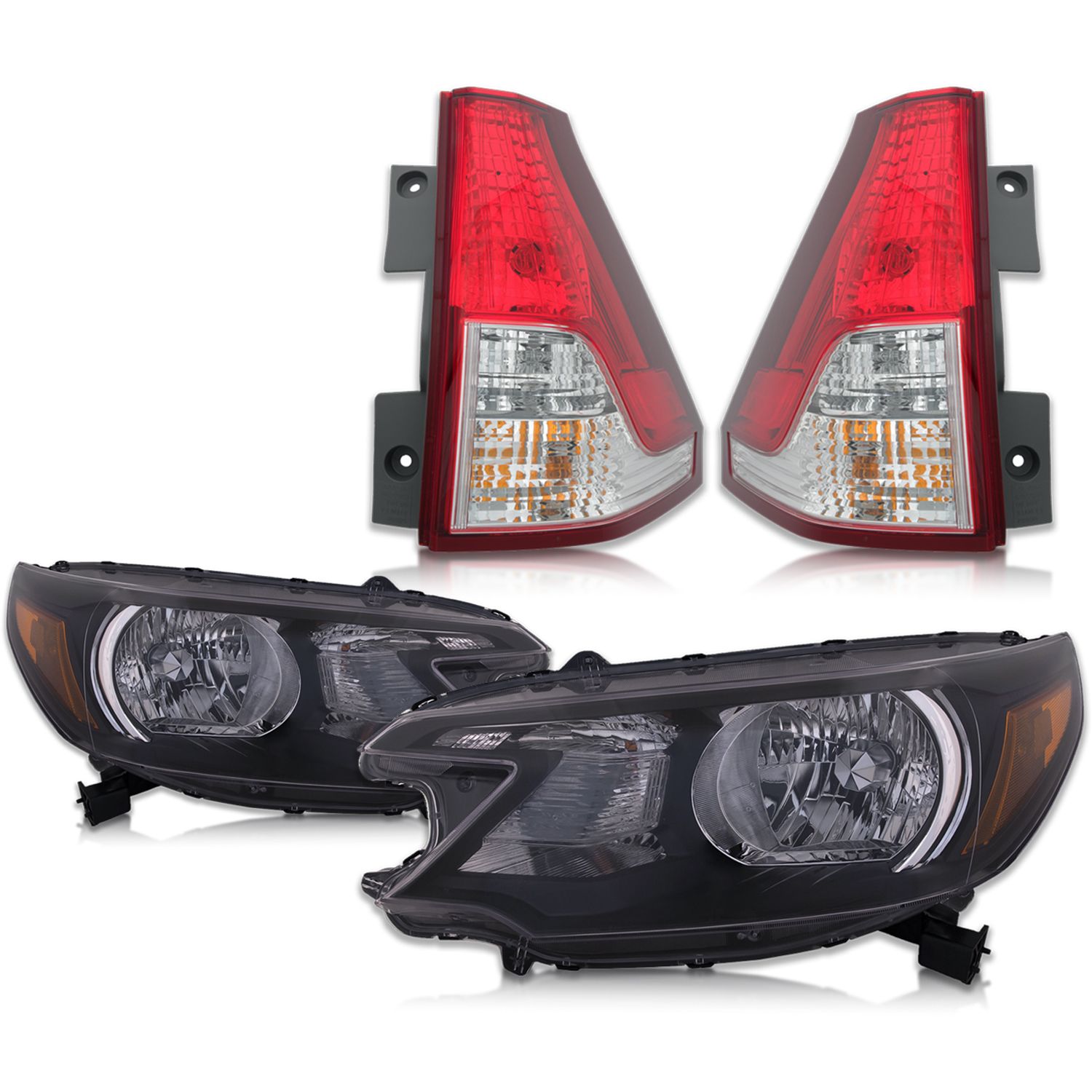 Headlight Set For 12-14 Honda CR-V