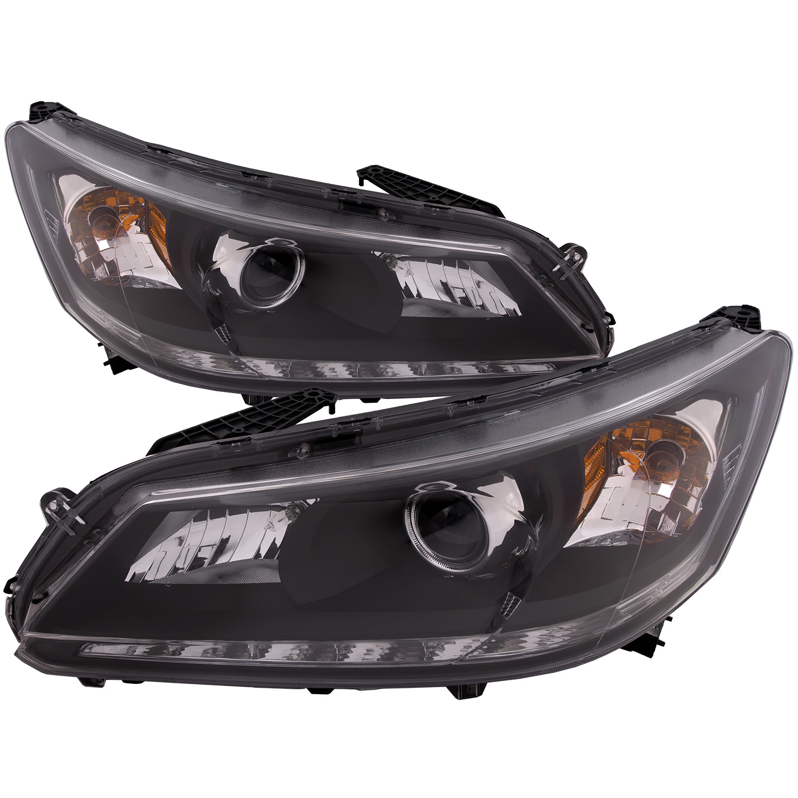 Headlight Set For 13-15 Honda Accord