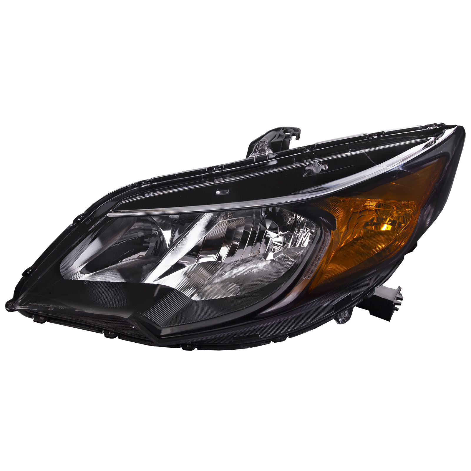 Left Driver Side Headlight For 14-15 Honda Civic; CAPA Certified