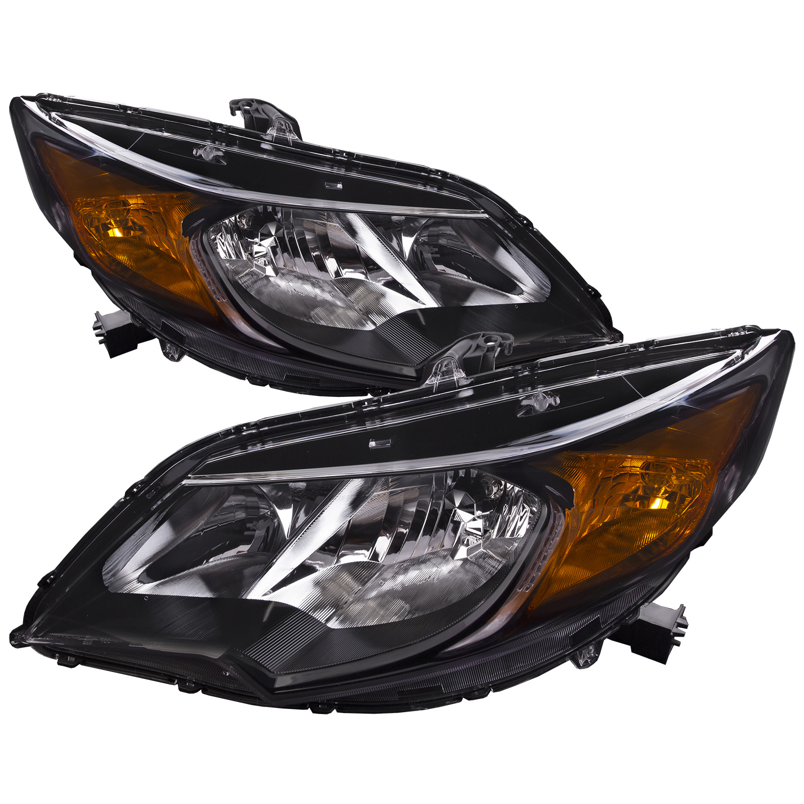 Headlight Set For 14-15 Honda Civic