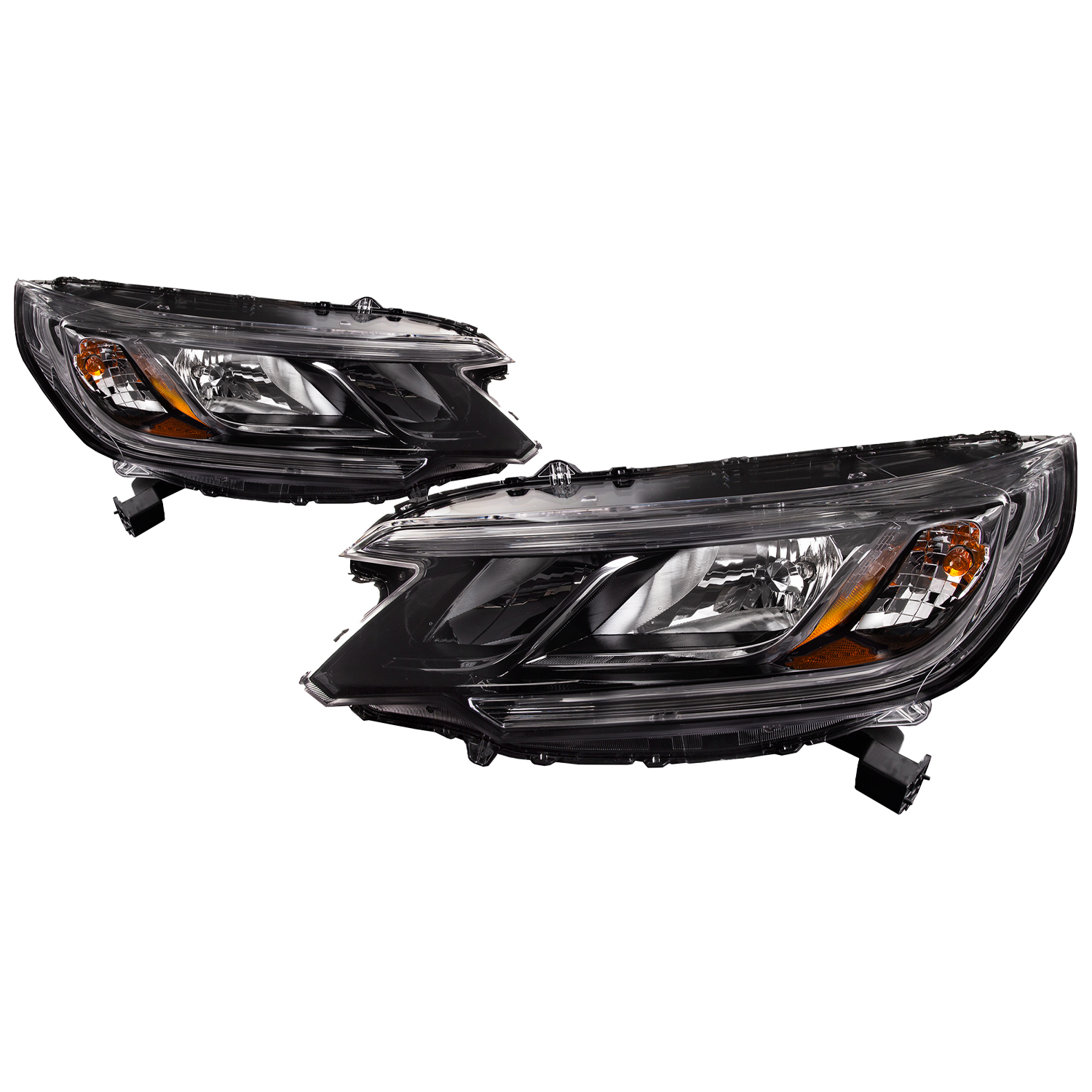 Headlight Set For 15-16 Honda CR-V; CAPA Certified