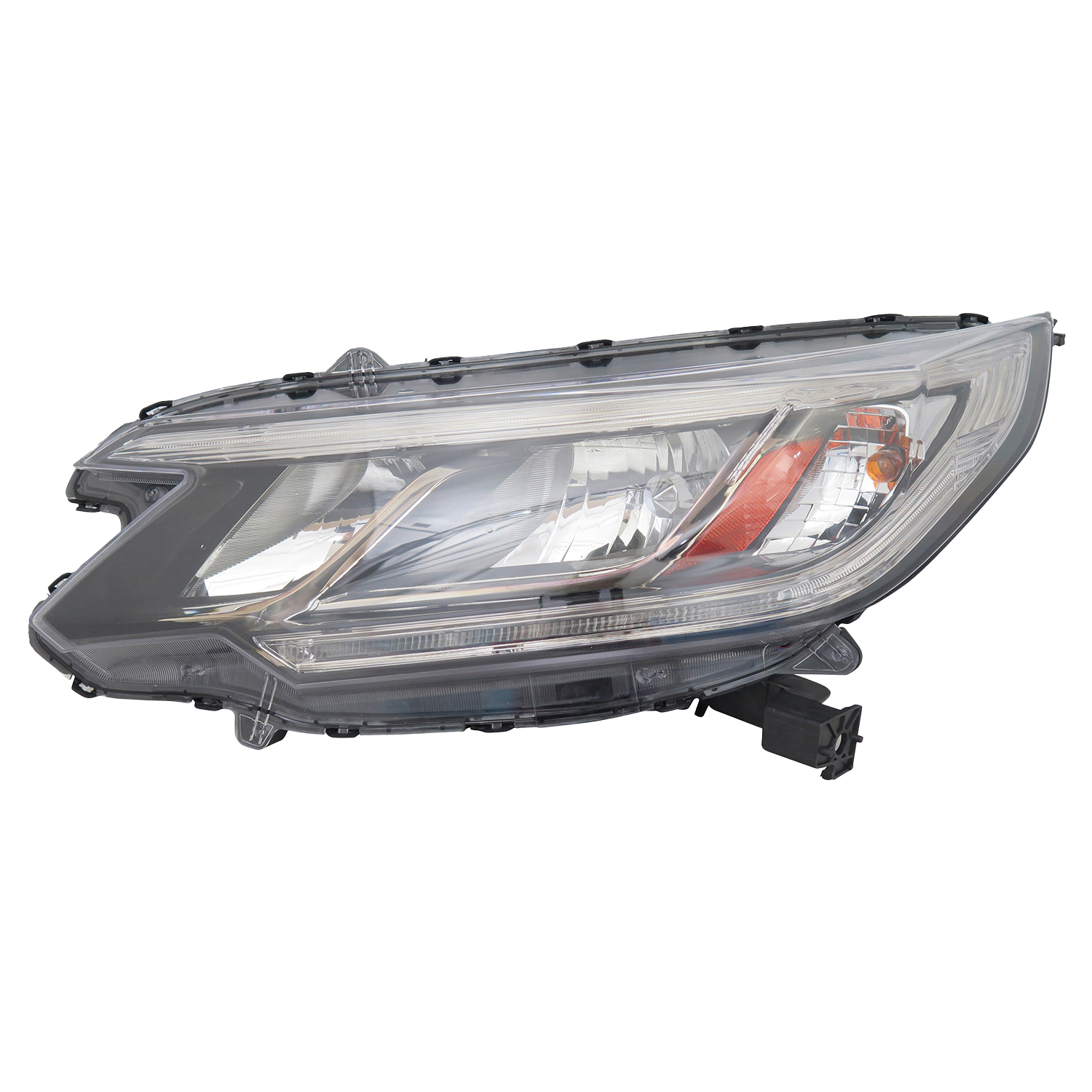 Left Driver Side Headlight For 15-16 Honda CR-V; CAPA Certified