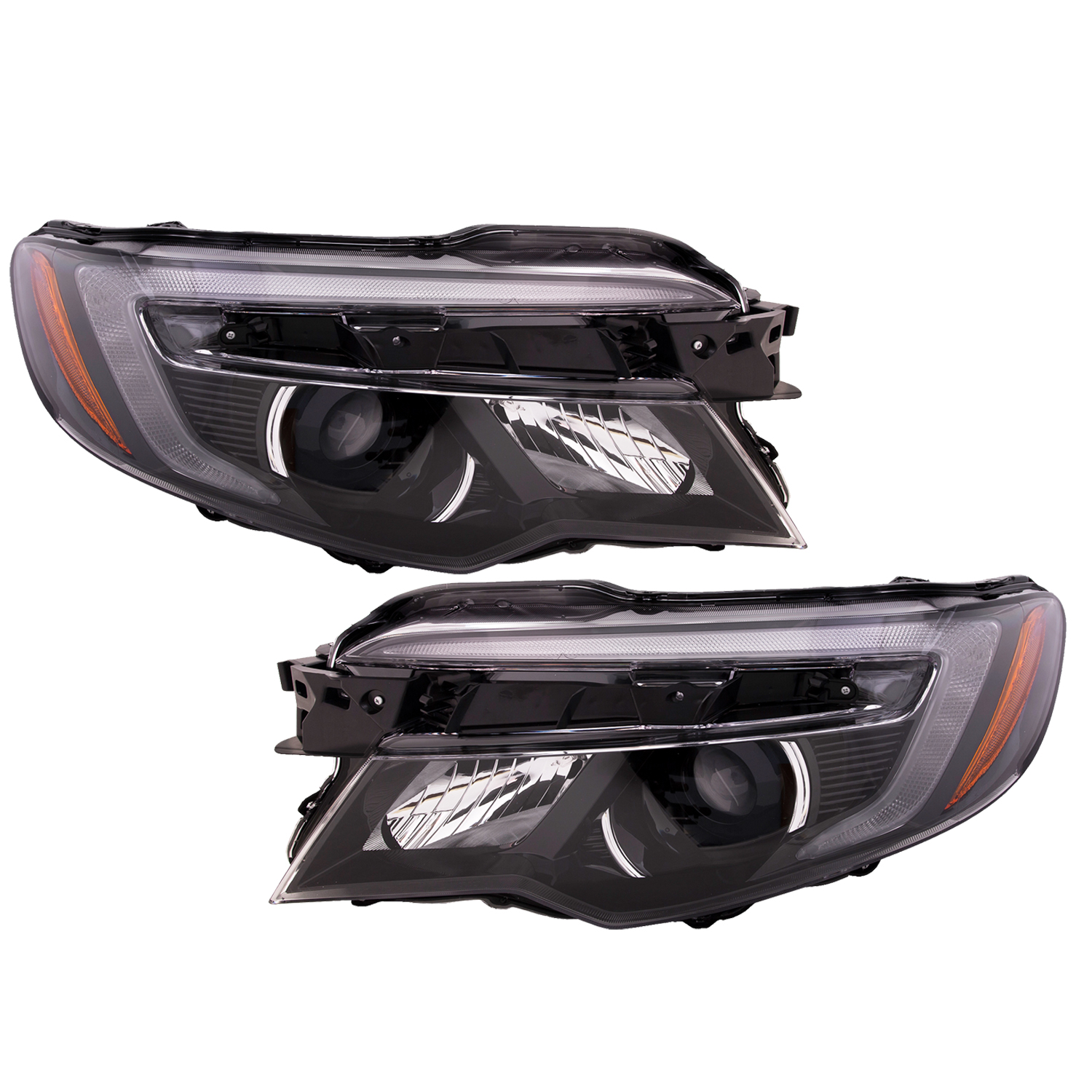 Headlight Set For 16-20 Honda Pilot, 17-20 Honda Ridgeline; CAPA Certified