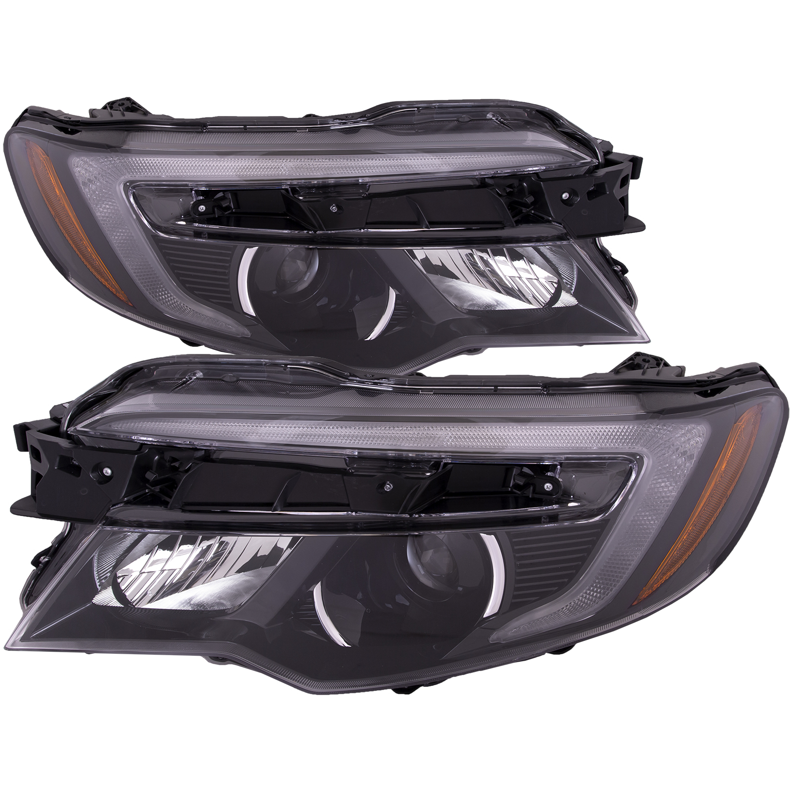 Headlight Set For 16-20 Honda Pilot, 17-20 Honda Ridgeline; CAPA Certified