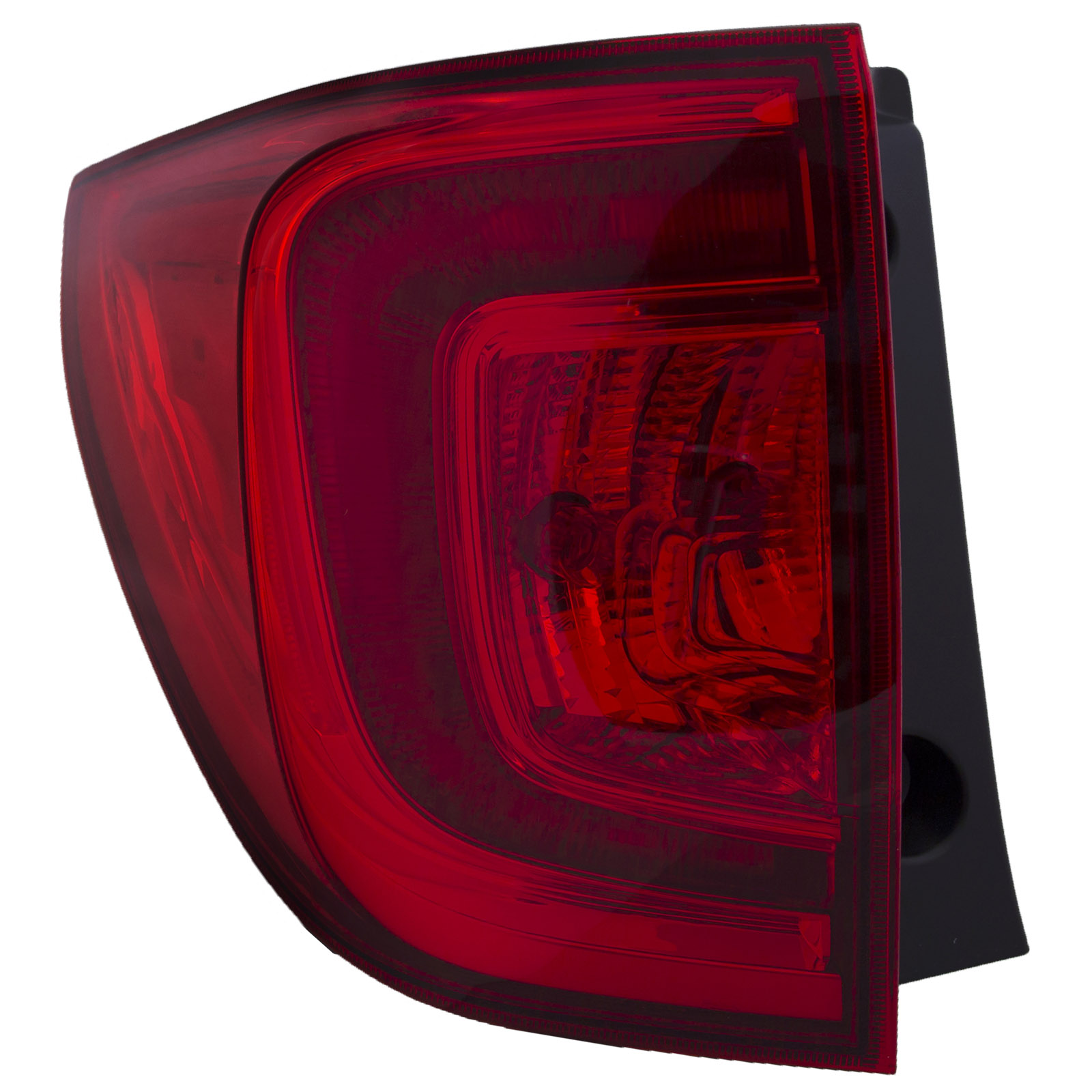 Left Driver Side Tail Light For 22-23 Honda Passport, 16-18 Honda Pilot; CAPA Certified