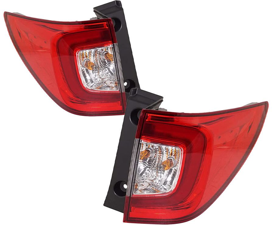 Tail Light Set For 19-22 Honda Pilot; CAPA Certified