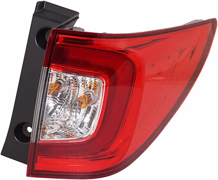 Right Passenger Side Tail Light For 19-22 Honda Pilot; CAPA Certified
