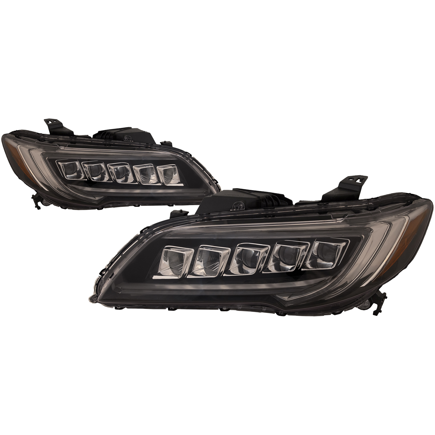 Headlight Set For 16-18 Acura RDX
