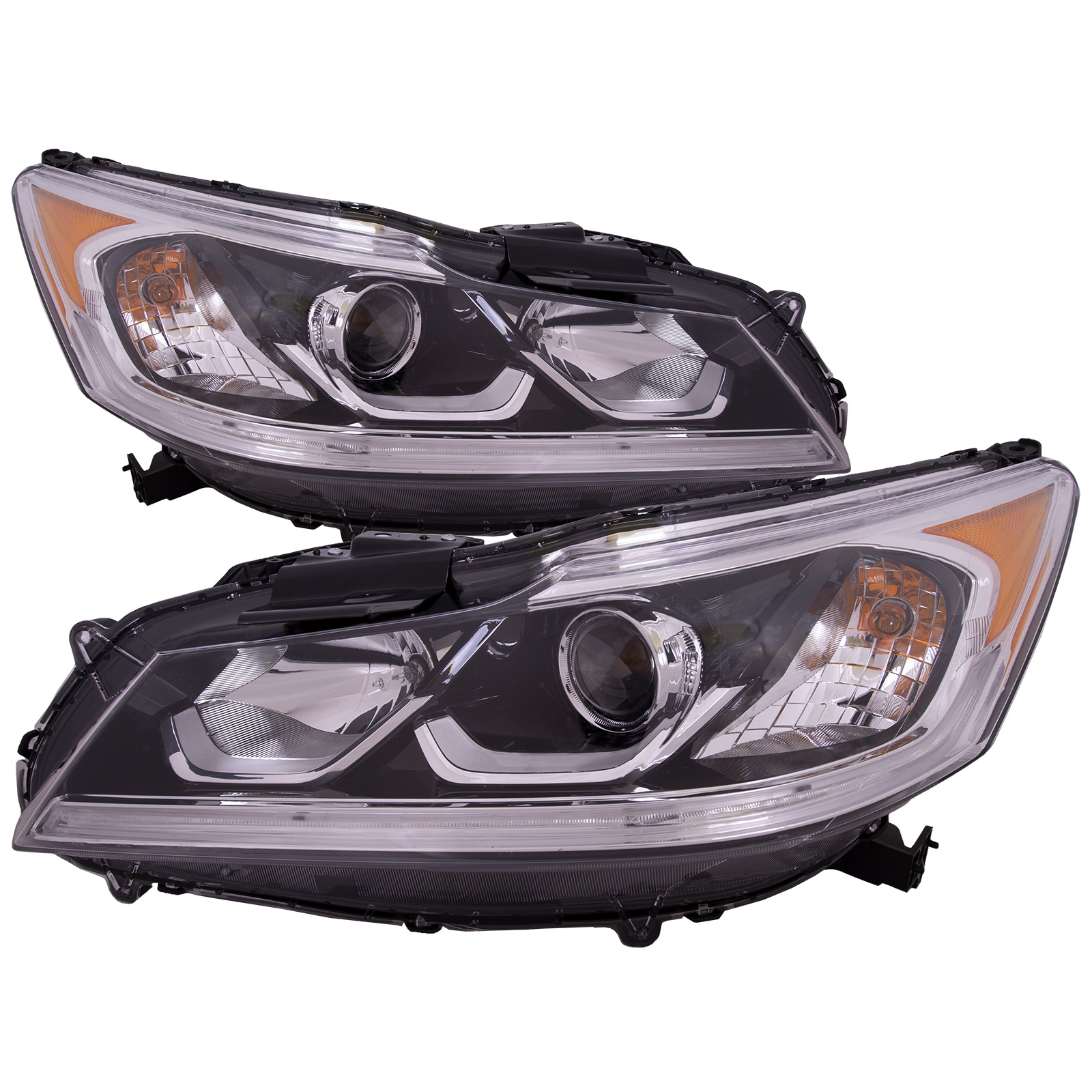 Headlight Set For 16-17 Honda Accord