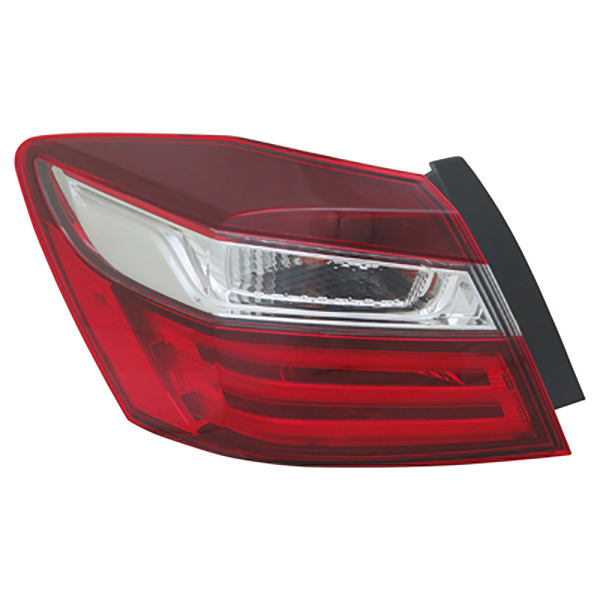 Left Driver Side Tail Light For 16-17 Honda Accord; CAPA Certified