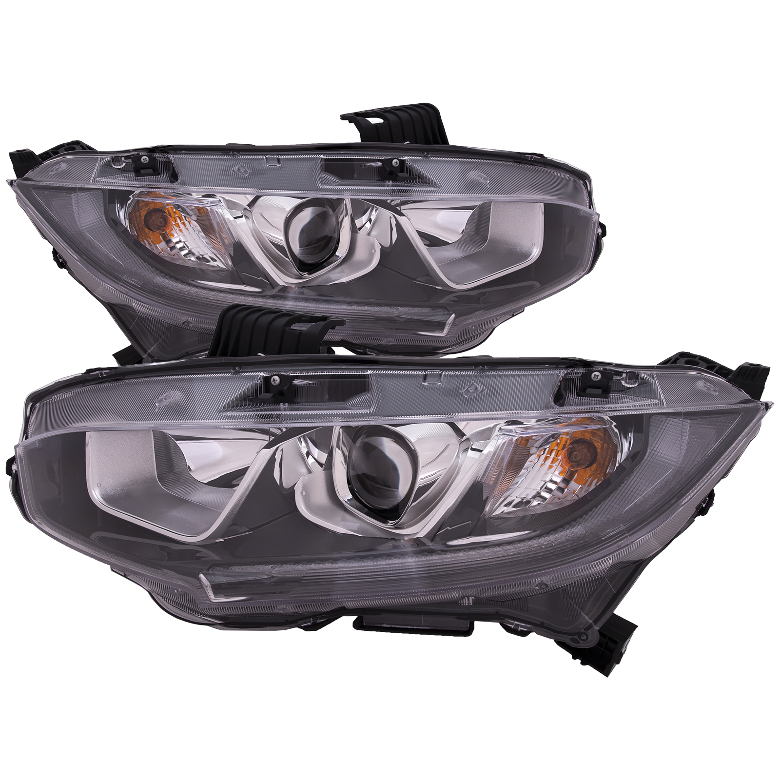 Headlight Set For 16-20 Honda Civic