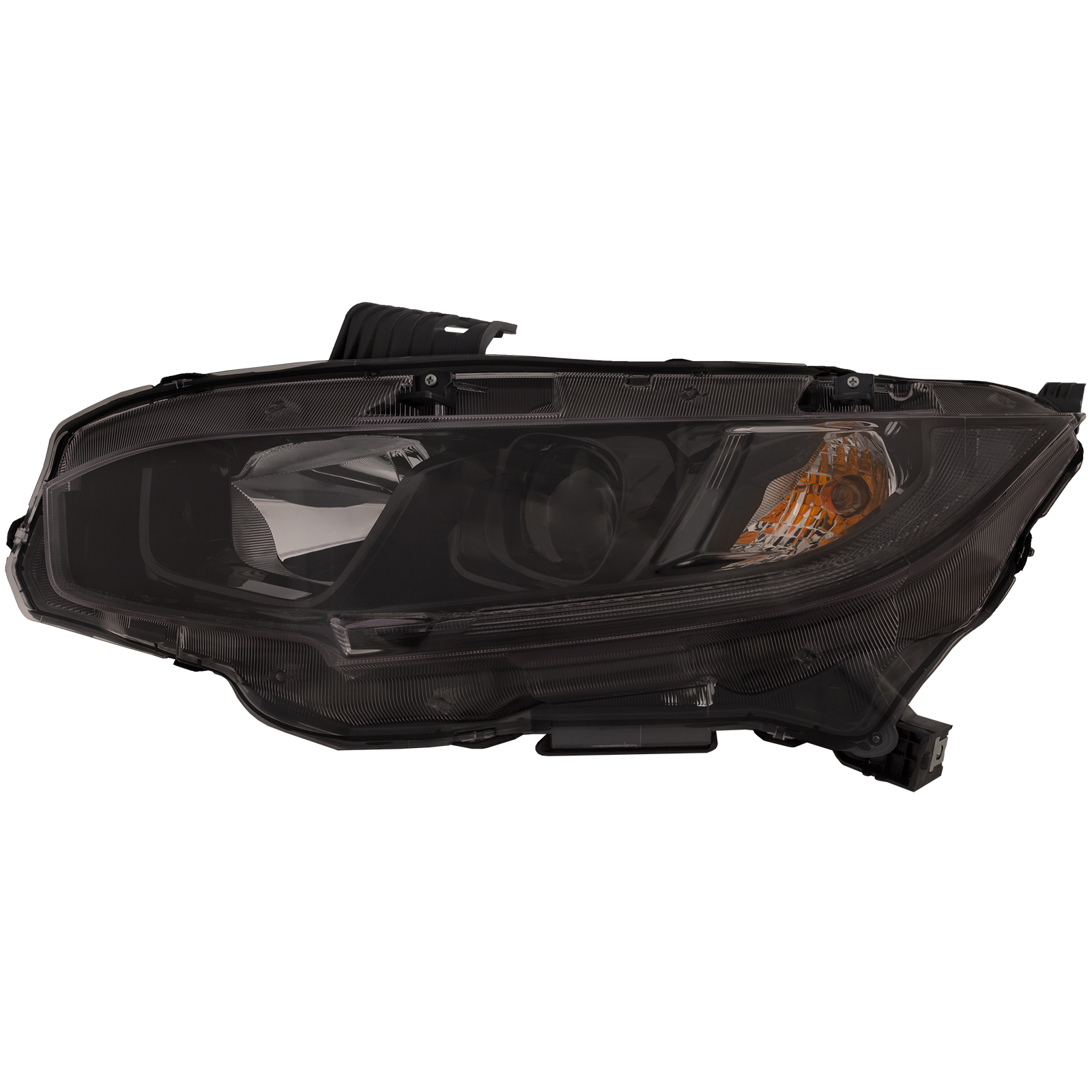 Left Driver Side Headlight For 19-21 Honda Civic; CAPA Certified
