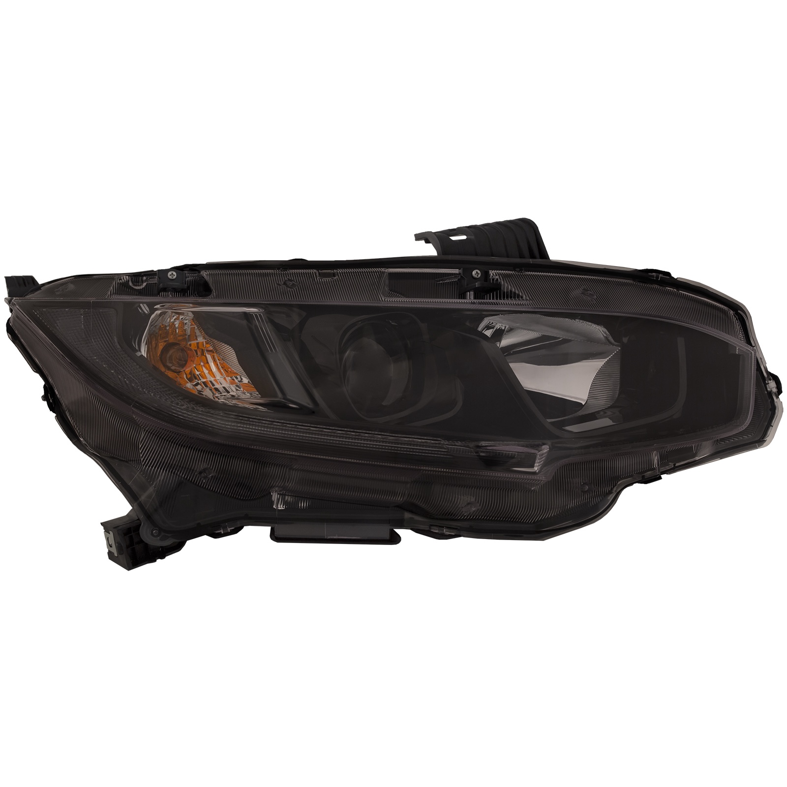 Right Passenger Side Headlight For 19-21 Honda Civic; CAPA Certified