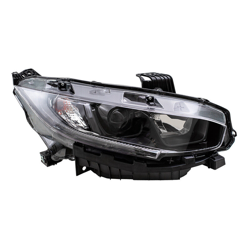 Right Passenger Side Headlight For 19-21 Honda Civic