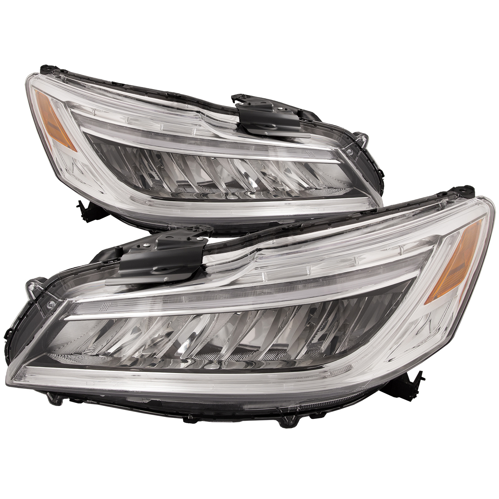 Headlight Set For 16-17 Honda Accord
