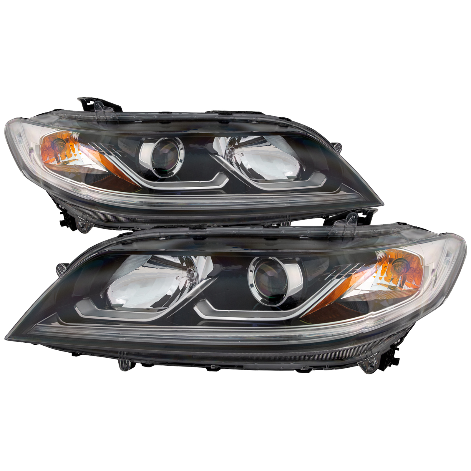 Headlight Set For 16-17 Honda Accord