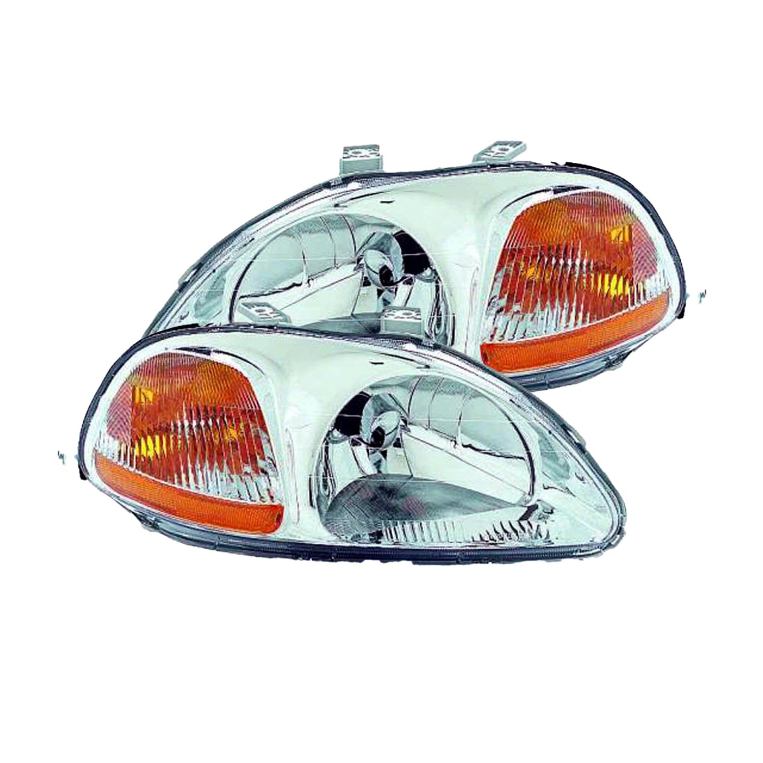 Headlight Set For 96-98 Honda Civic