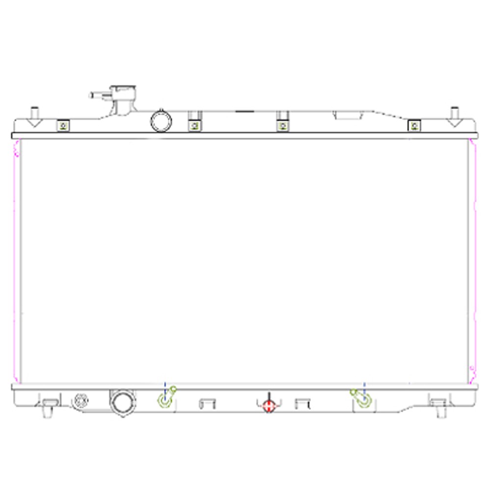 Radiator For 07-09 Honda CR-V