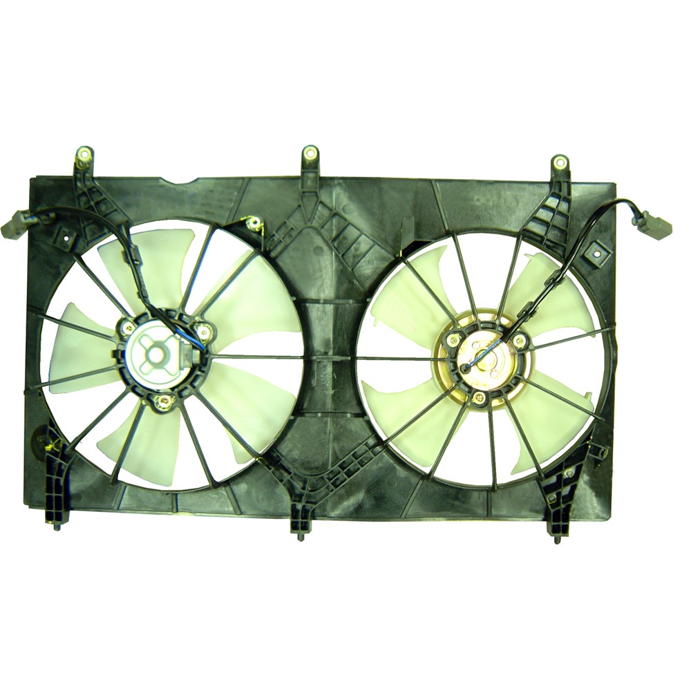 Dual Radiator And Condenser Fan Assembly For 03-07 Honda Accord
