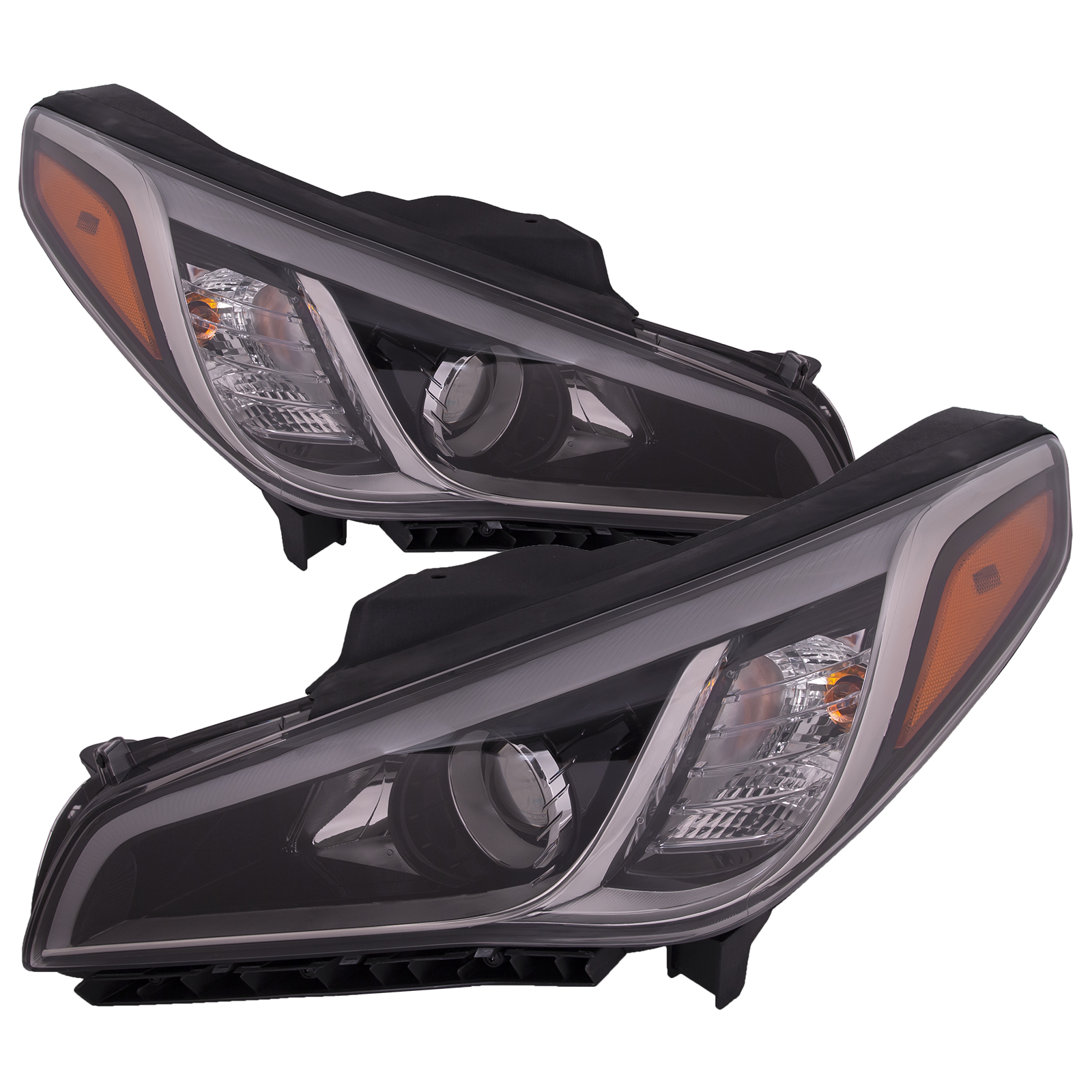 Headlight Set For 15-17 Hyundai Sonata
