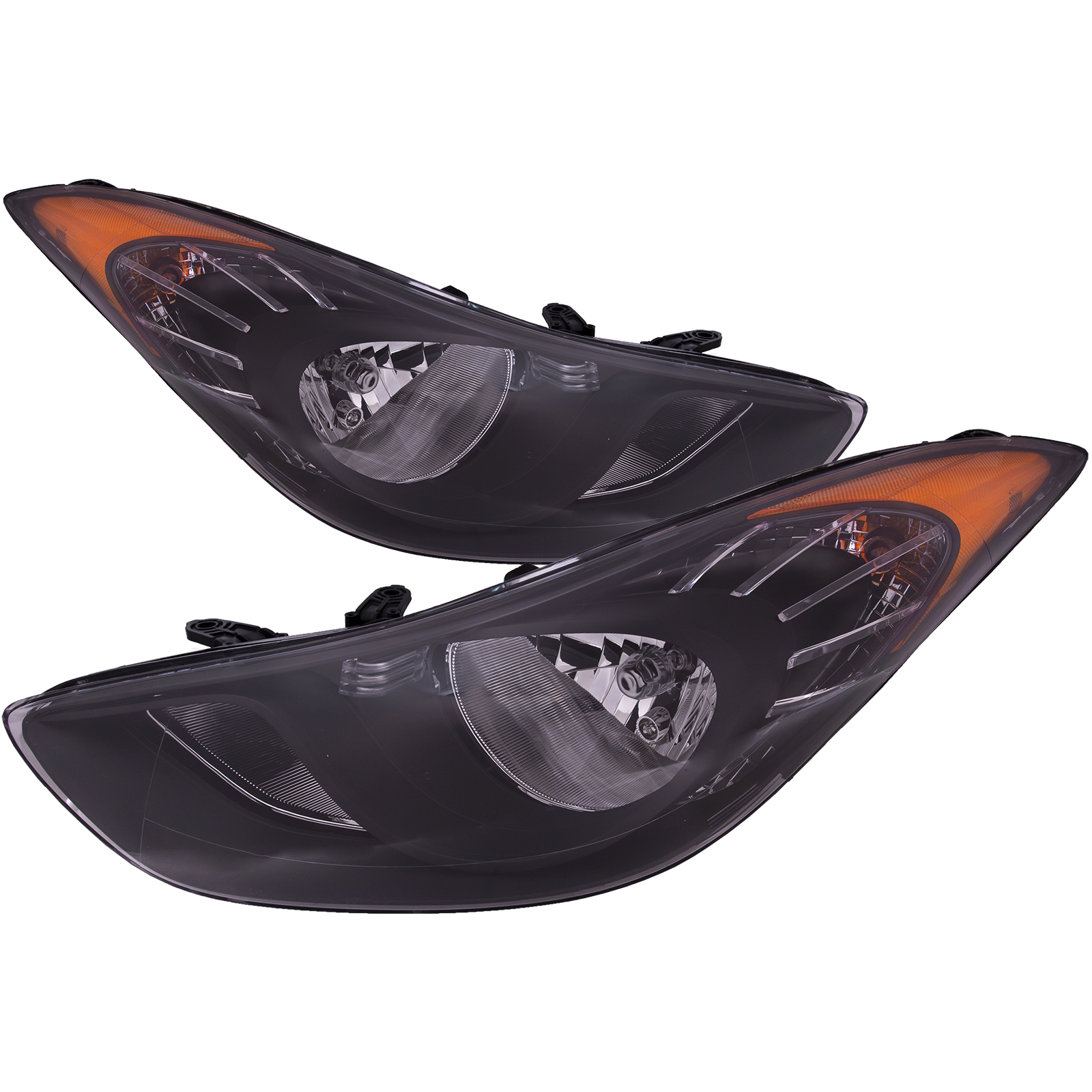 Headlight Set For 11-13 Hyundai Elantra