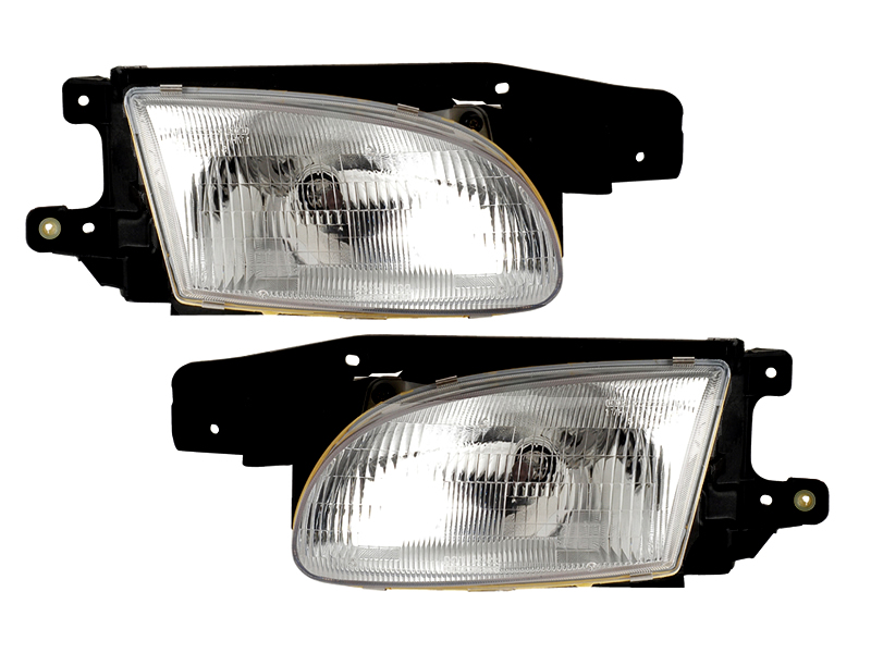 Headlight Set For 98-99 Hyundai Accent