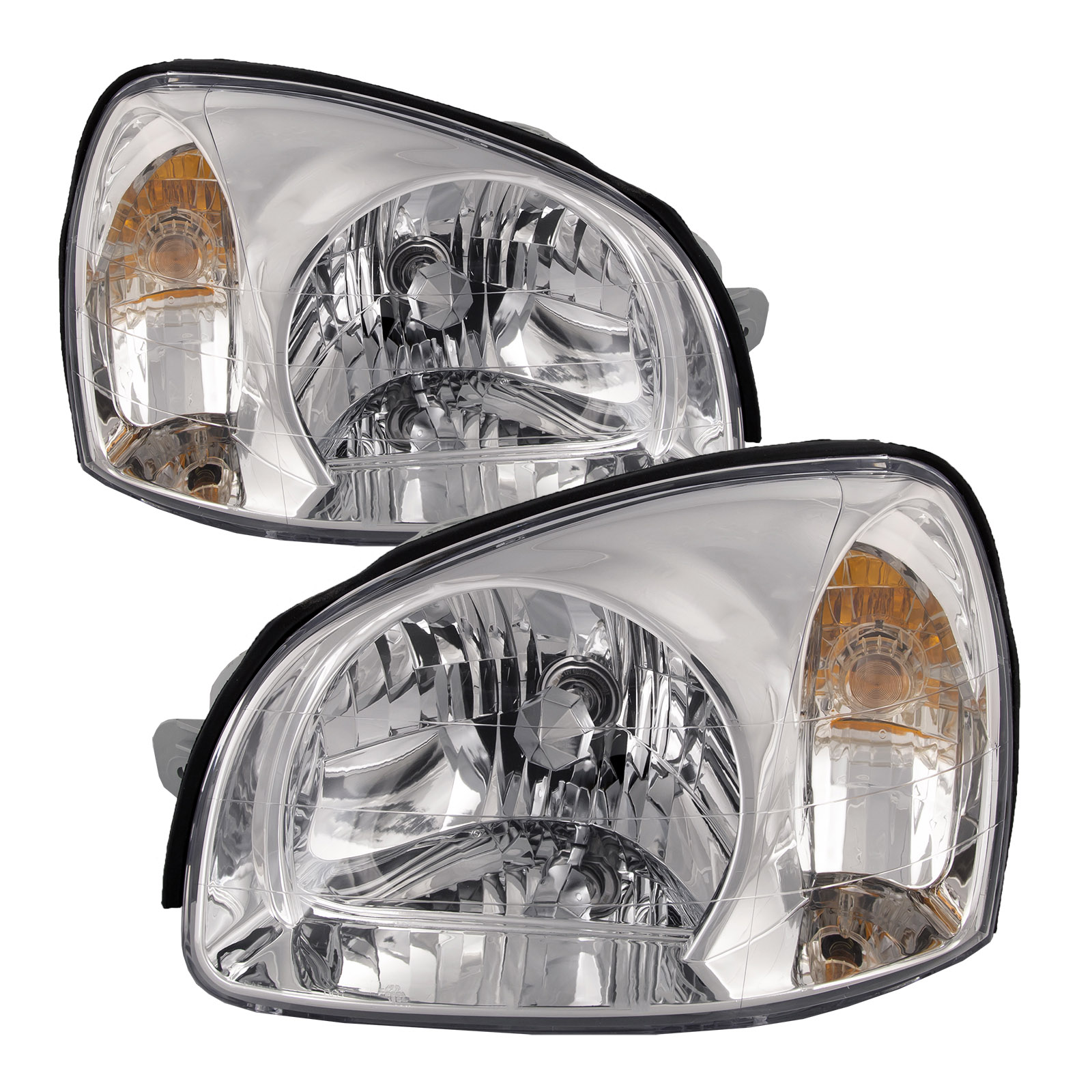 Headlight Set For 01-03 Hyundai Santa Fe